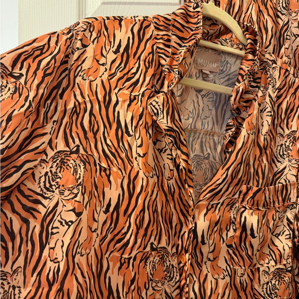 Show Me Your MuMu Wild Print Pajama Set - Picture 4 of 4